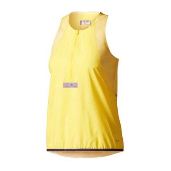 Adidas Stella McCartney Run Adizero Tank Yellow Size Medium - Picture 3 of 6